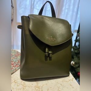 Kate spade green backpack